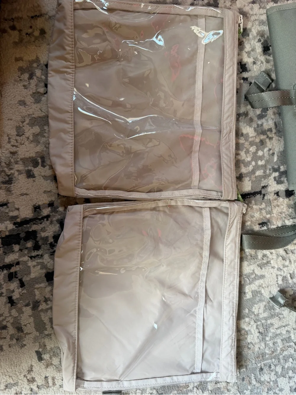 HUHU Diaper Bag Backpack in Sage Green combo